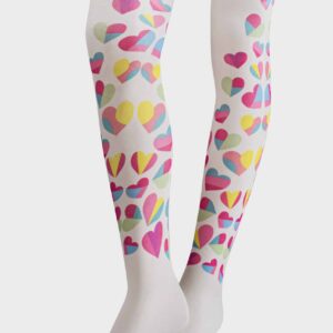 Pantimedias: lluvia de corazones
