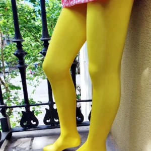 Pantimedias amarillas