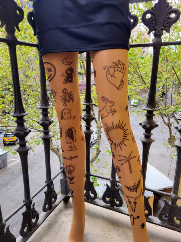 Pantimedias: Vieja Escuela Tatuajes