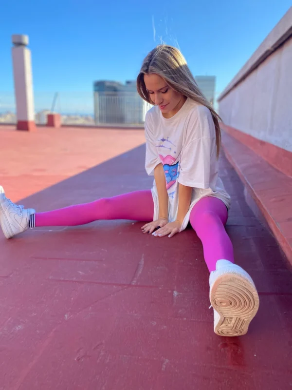 Fuchsia tights