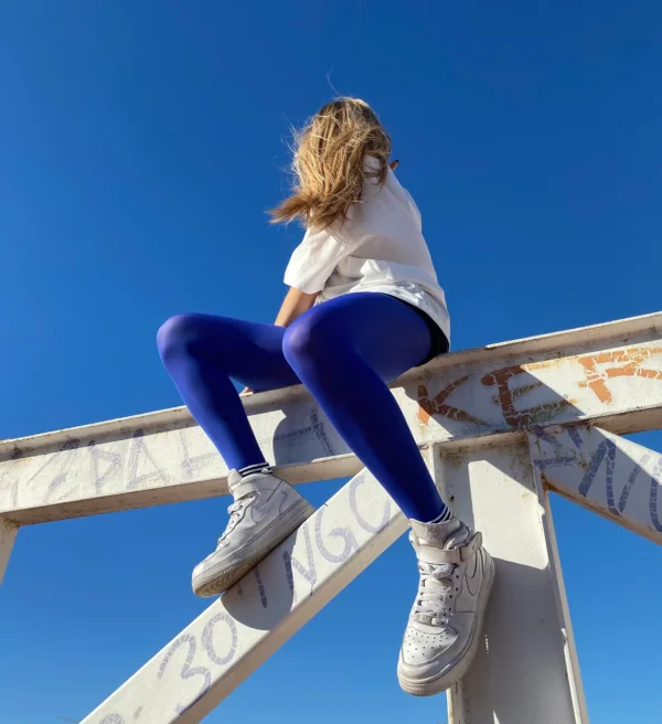 Cobalt blue pantyhose