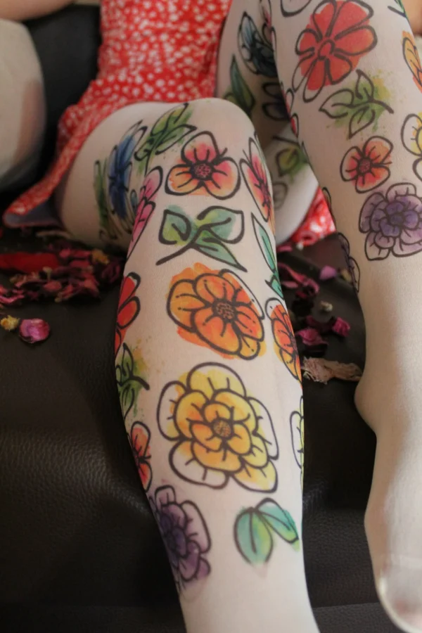 Pantimedias: Flores - Imagen 2