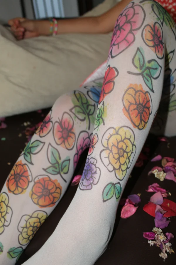 Pantimedias: Flores - Imagen 4