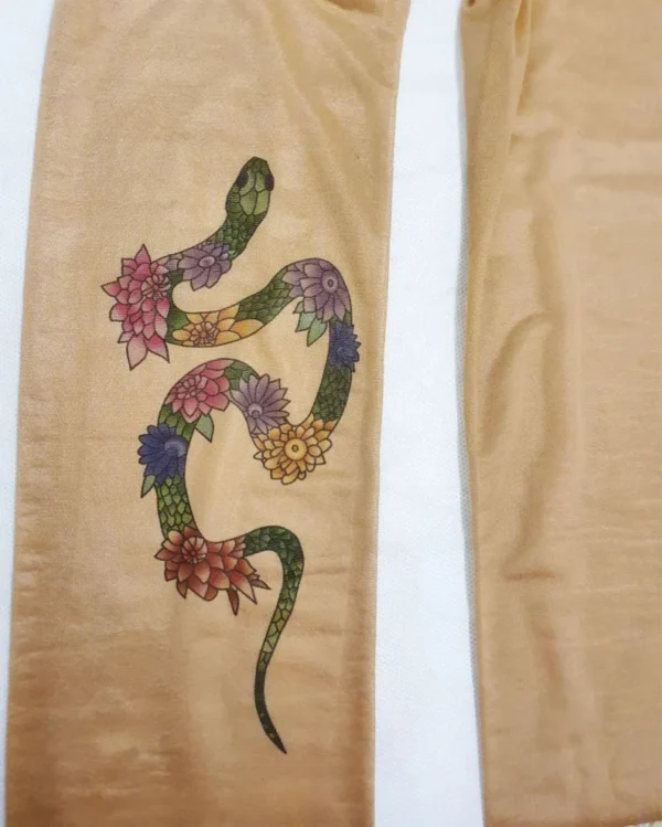 Pantimedias: tatuaje de serpiente - Imagen 3