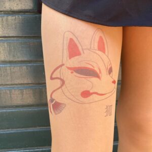 Pantimedias: fox mask