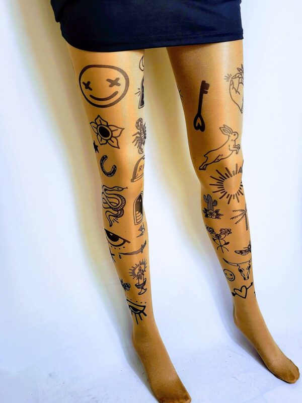Pantimedias: Vieja Escuela Tatuajes - Imagen 2