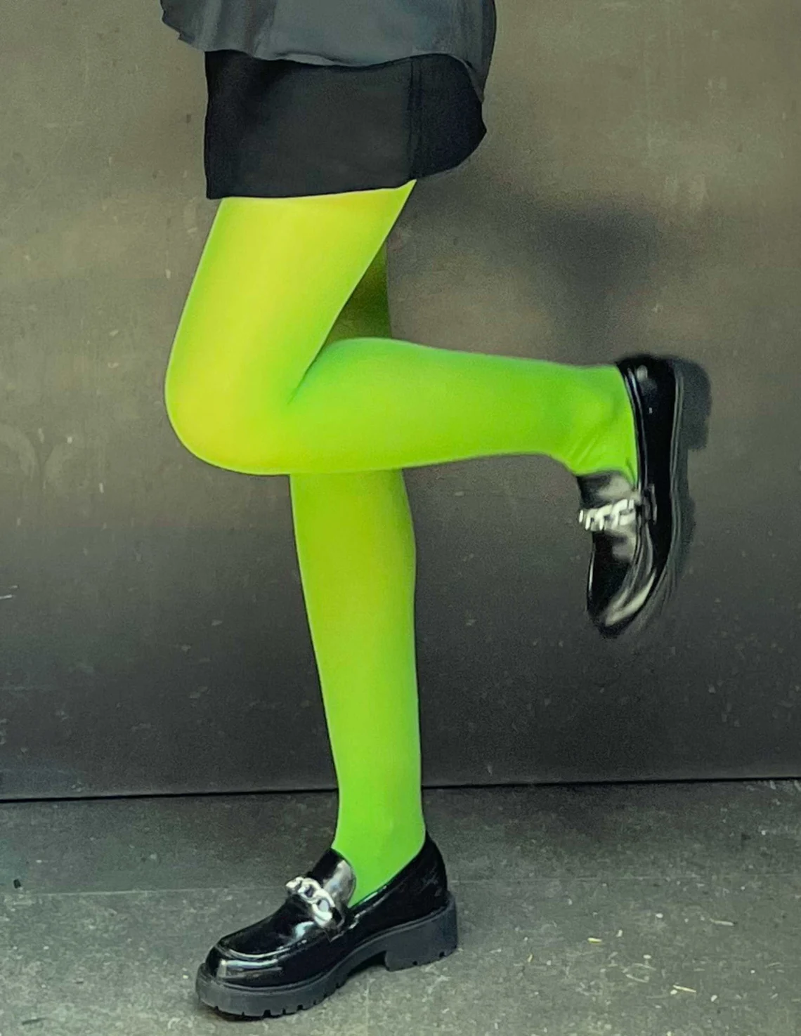 Green pantyhose - Tattoo Tights