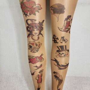 Pantimedias: Tatuajes Vintage