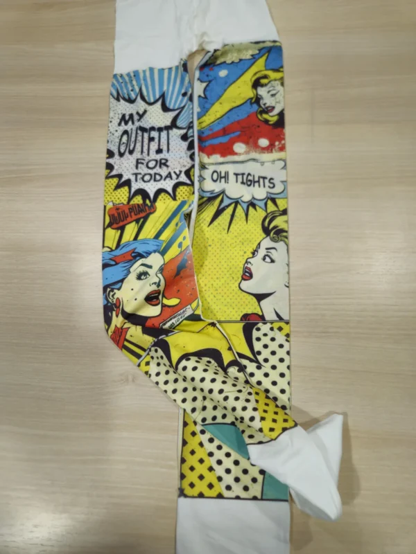 Pantimedias cómic pop art - Imagen 7