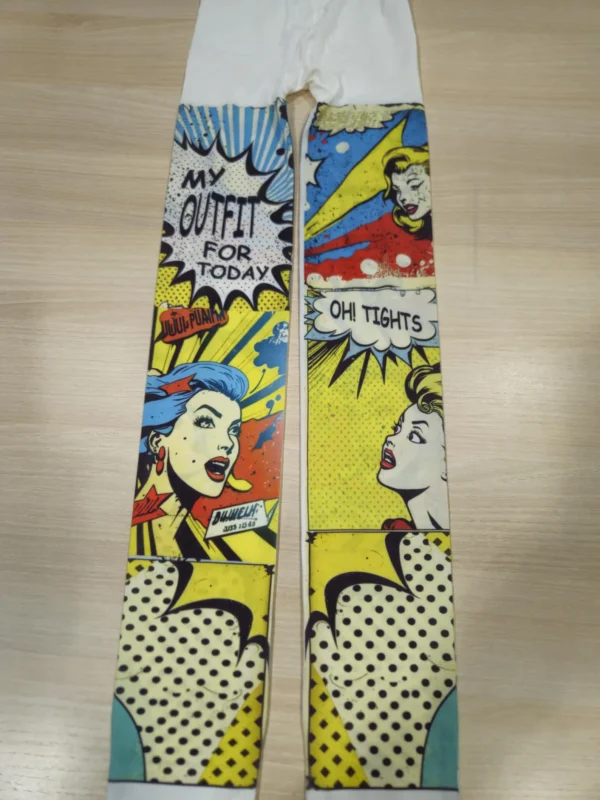 Pantimedias cómic pop art - Imagen 8