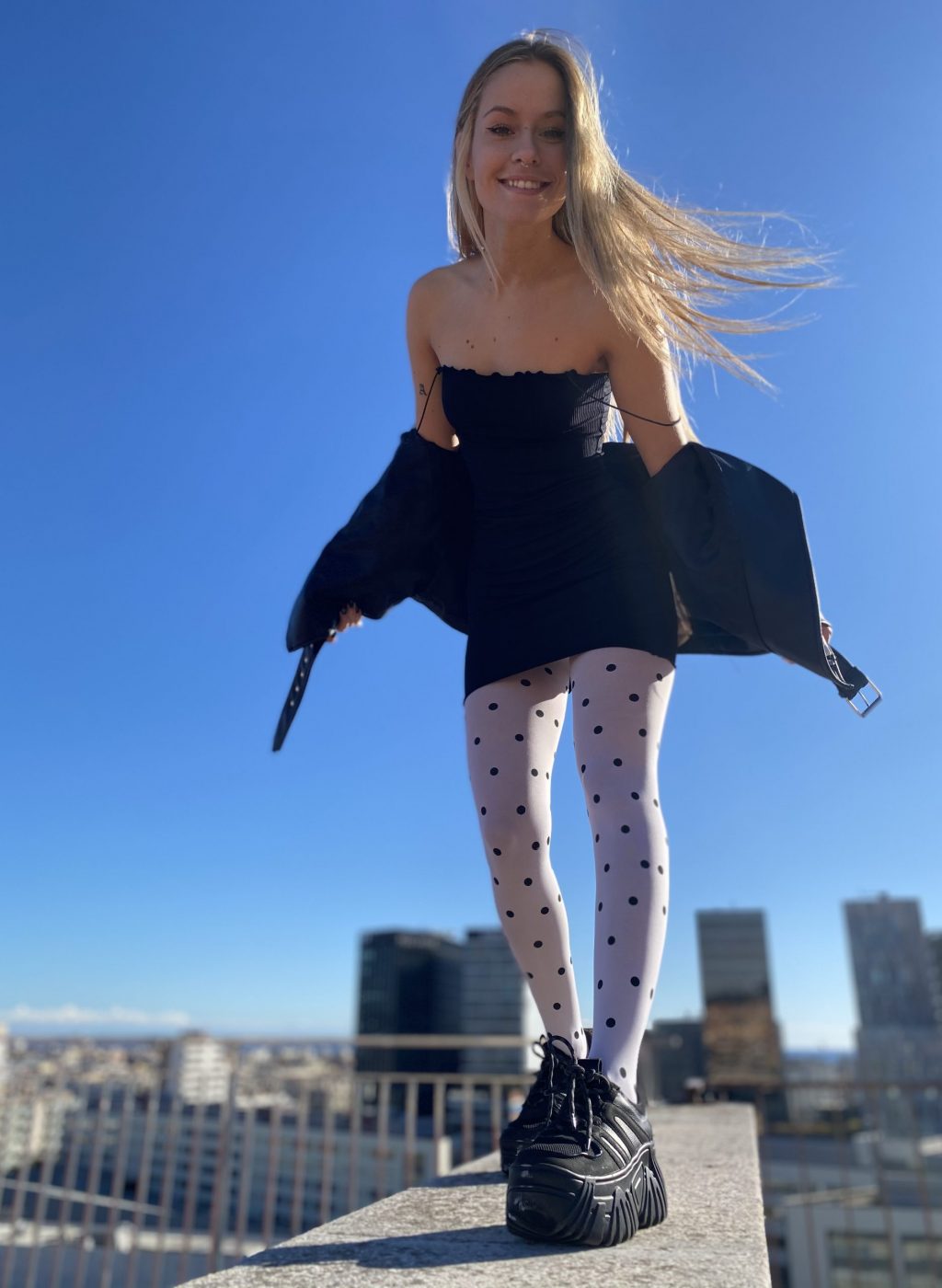 Copia de Medias blancas con lunares