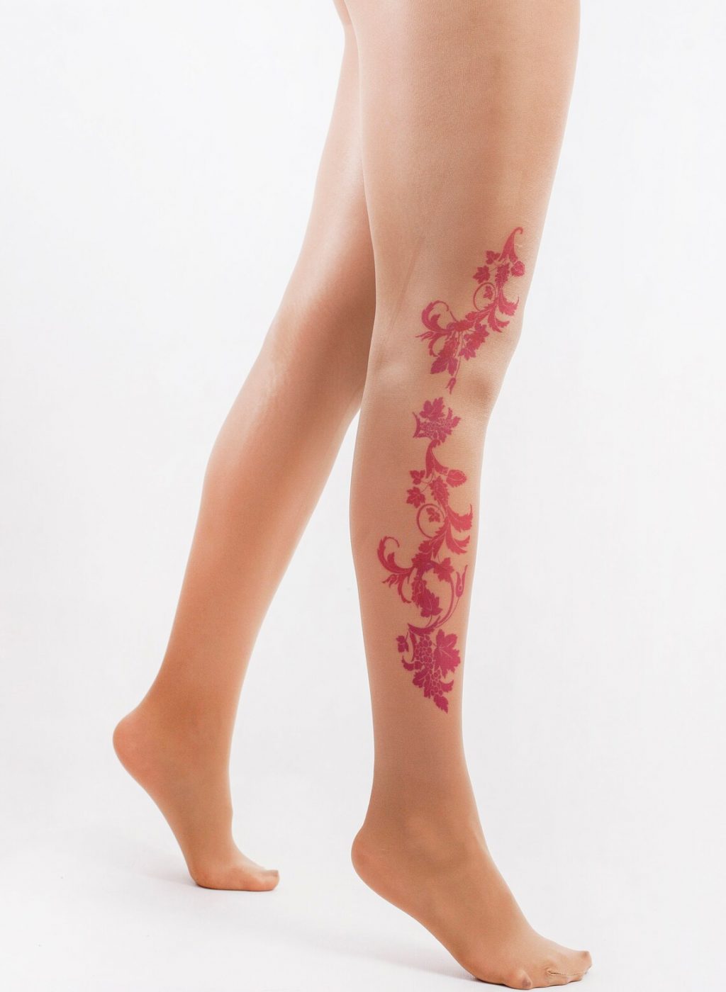 Floral tattoo tights2