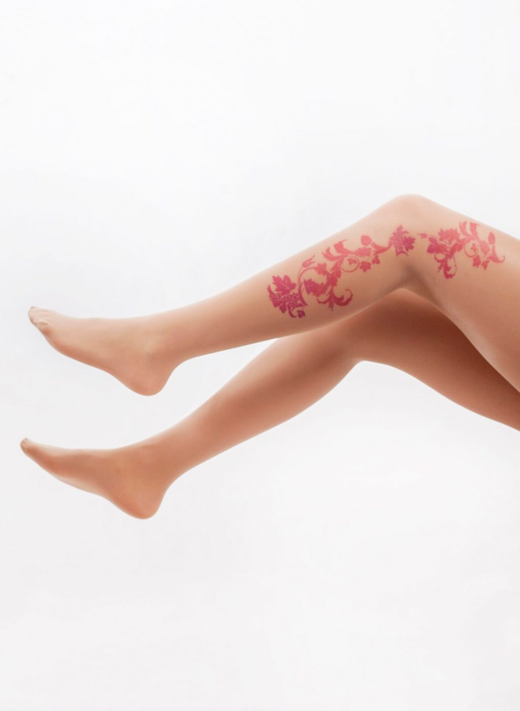 Floral tattoo tights3
