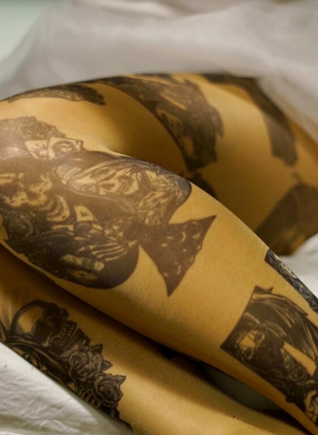 Skulls Tattoo Tights 6