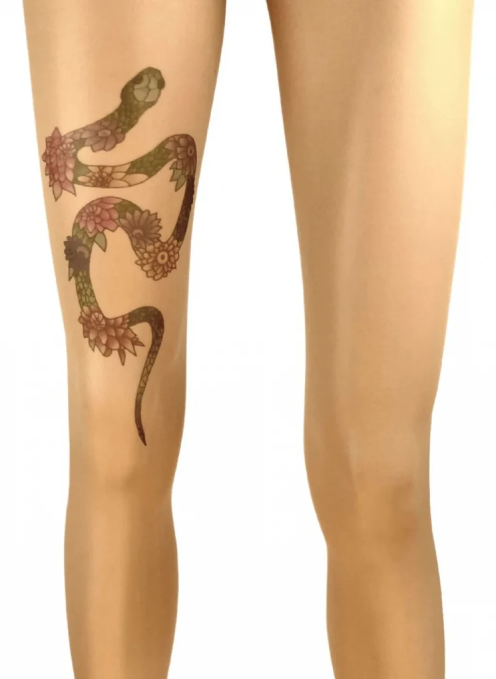 Snake tattoo tights 1