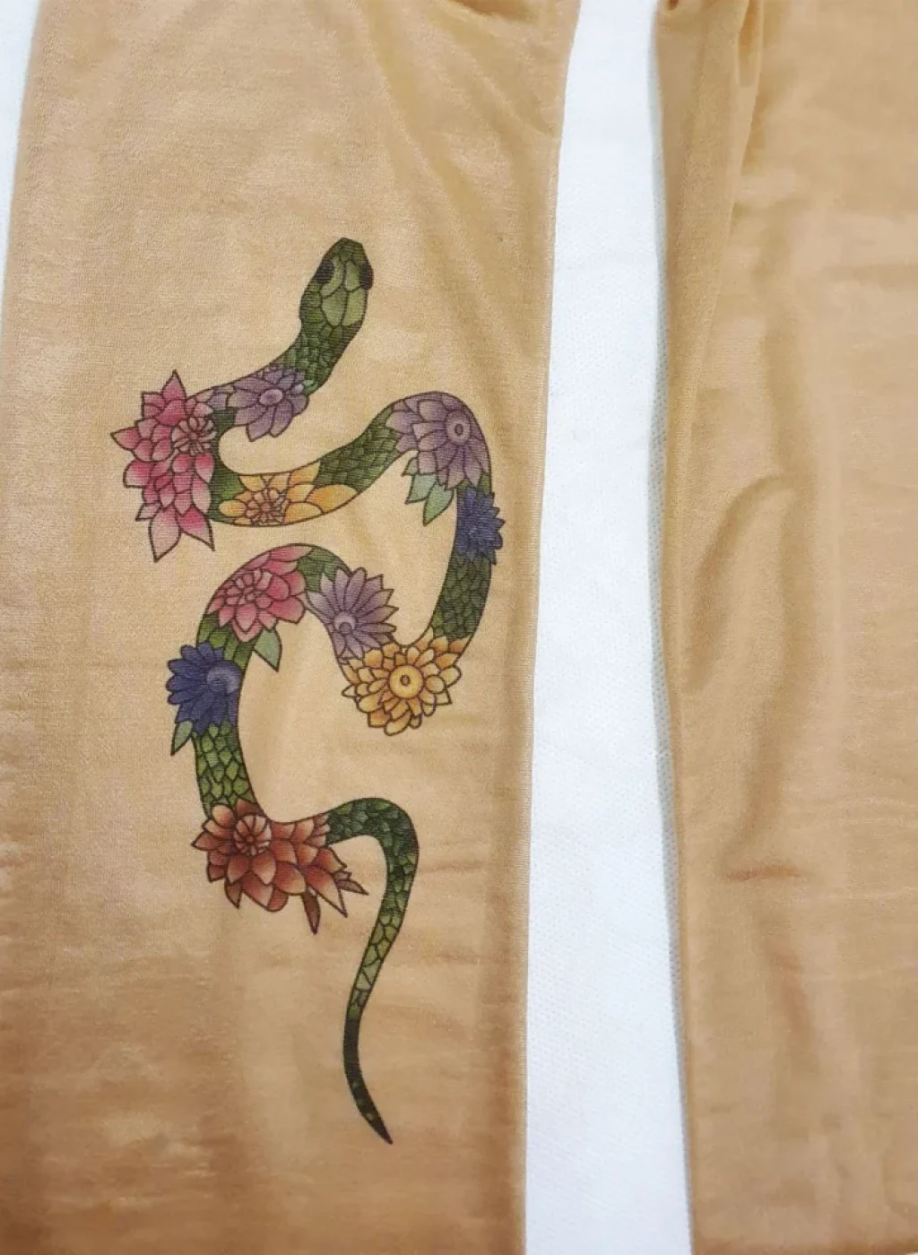 Snake tattoo tights 2