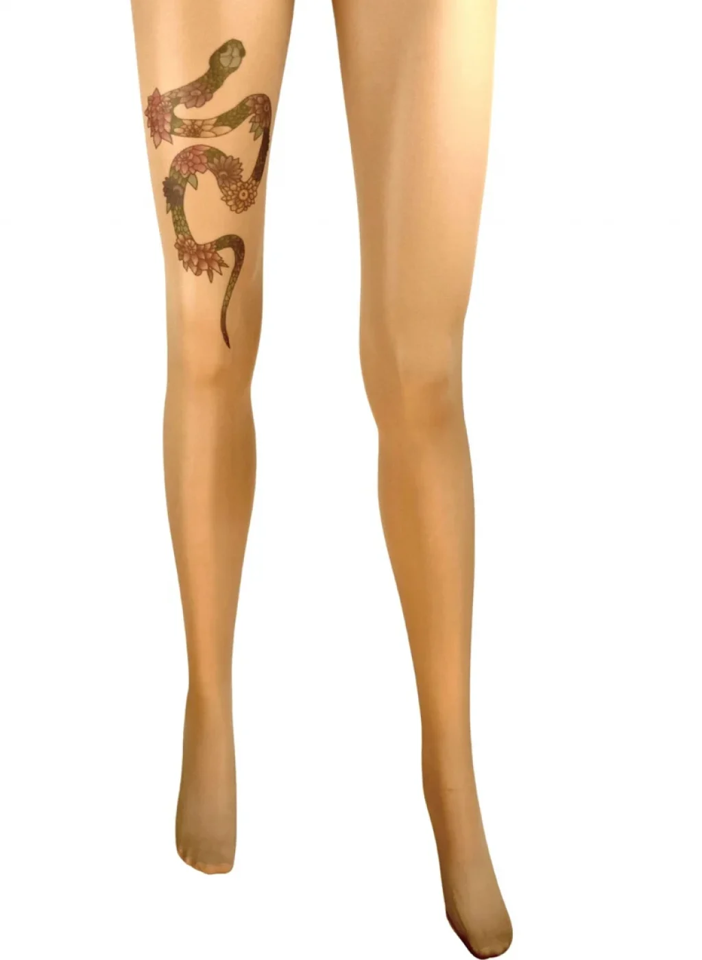 Snake tattoo tights 4
