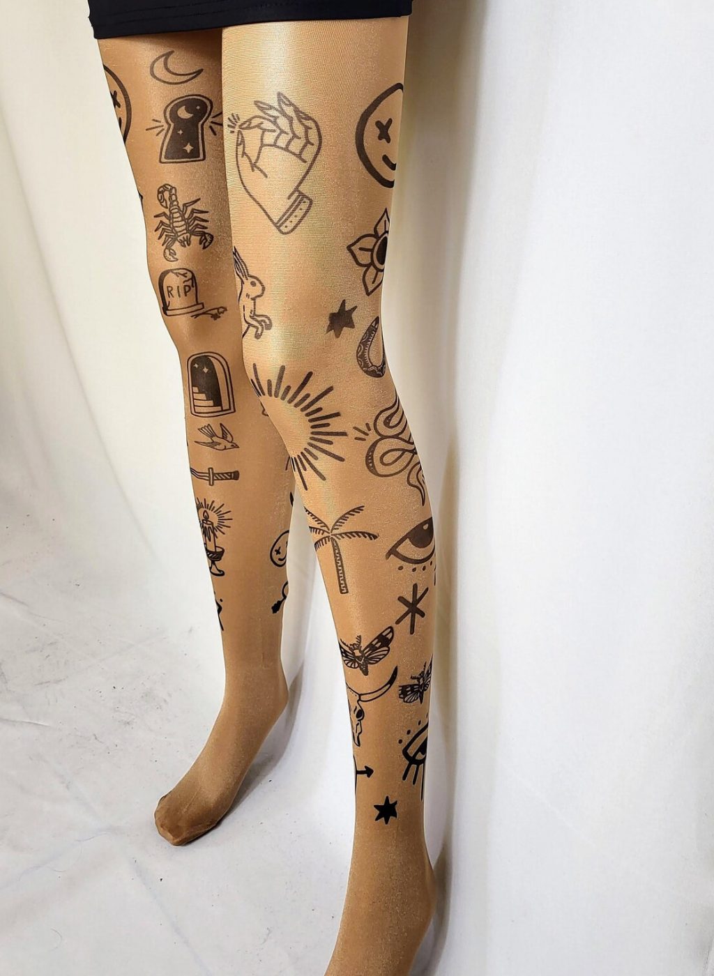 old school tattoo pantyhose (6)